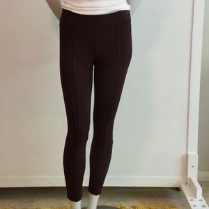 NWOT SP OLD NAVY STEVIE PONTE CHOCOLATE BROWN HIGH RISE LEGGINGS